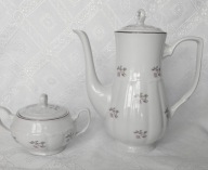 DZBANEK I CUKIERNICA Z PORCELANY ZP BOGUCICE Z OKRESU PRL