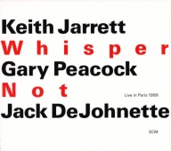 Keith Jarrett-Whisper Not/ECM 2 CD Gary Peacock Jack DeJohnette