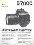 Katalog Prospekt Nikon D7000 2 strony 2010 rok PL