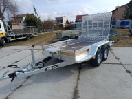 Pancerna przyczepa pod minikoparkę CARRO 300x150cm 2,7T LED trap siłowniki