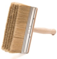 PĘDZEL TAPETOWY 150 mm ławkowiec do kleju gruntu gęste włosie naturalne