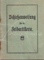 INSTRUKCJA STRZELANIA ARTYLERIA 1915 CESARSTWO NIEMCY