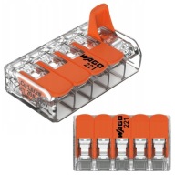 SZYBKOZŁĄCZKA WAGO 221-415 ZŁĄCZKA 5-KROTNA 5x0,2-4mm² NA DRUT LINKĘ 1 SZT.