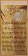 FOLDER DO MONET 2 zł i 20 zł 1998 POLON i RAD - 100 LAT ODKRYCIA POLONU I