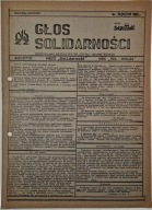 Głos Solidarności nr 30-36 21-08 1981 r. WSK PZL Mielec 4 strony A-4