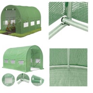 TUNEL FOLIOWY OGRODOWY WZMOCNIONY SZKLARNIA NA WARZYWA 3,5x2x2m JOHNGREEN