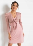 Tanio !_NOWA 189zł STYLOWA sukienka RÓŻ_bolerko lama_WYGODNY dżersej_r.46