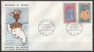 Senegal - koperta,FDC,kultura (22/01/1966)