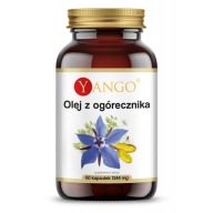 Olej z ogórecznika 1344 mg 60 kaps. Yango GLA kwas gamma-linolenowy borago