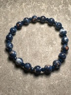 Bransoletka handmade Z kamienia malowanego