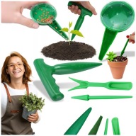 SADZARKA RĘCZNA PIKOWNIK ROZSADOWY DO SADZENIA ZESTAW DO PIKOWANIA CEBULEK