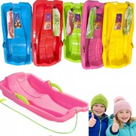 PLASTIKOWE SANKI DLA DZIECI ŚLIZG Z HAMULCAMI MARMAT WYGODNE BEZPIECZNE