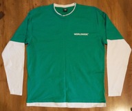 Koszulka z długim rękawem r. M ok. 170 - zielona