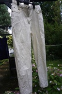 spodnie damskie ecru, rozmiar 40