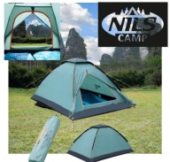 NAMIOT CAMPINGOWY NIGHTFALL NILS CAMP WODOODPORNY DWUOSOBOWY Z POKROWCEM