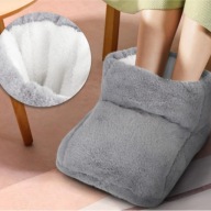 JA20 Elektryczny ogrzewacz stóp, 3 stopnie ogrzewania pluszowe buty