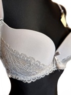 Ładny wygodny biustonosz stanik delikatny push-up r. 80B