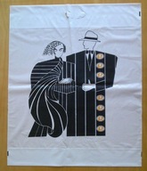 PEWEX - Lata 80 - Wielka torba - PRL - Reklamówka - 5 sztuk