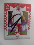 Karta topps autograf Polska Kamil Glik PZPN