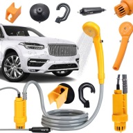 XL ZESTAW PRYSZNIC PRZENOŚNY NATRYSK TURYSTYCZNY CAMPING 12V