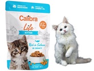 Calibra, kitten, łosoś w sosie, saszetka 85 g