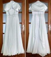 Suknia ślubna 44/46 + bolerko + koło KOMPLET