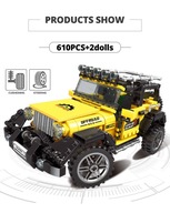 Klocki konstrukcyjne Samochód terenowy off-road Jeep Wrangler III