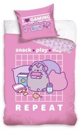 Komplet pościeli Pusheen 140 x 200 + 70x90 cm różowy