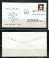 A53705)USA 1403 FDC vom Nordpol nach Reston /Virginia gelaufen, Weihnachten