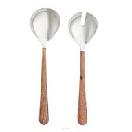 VILLA ITALIA Sztućce do sałaty 2 sztuki ZESTAW TIMBER drewno mango NOWE