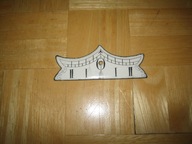 STARY, BARDZO DUZY, PORCELANOWY WYCHYNIK DO ZEGARA