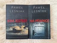 Kim jesteś? + Na pewno? - Paweł Leśniak - książki z dedykacjami