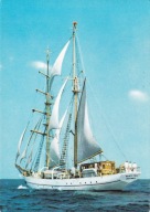 STATEK - ŻAGLOWIEC - WILHELM PIECK - NIEMCY