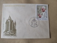 Wizyta Papieża Jana Pawła II w Polsce w 1979 r., FDC ze znaczkiem Fi 2482