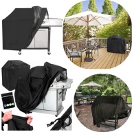DUŻY POKROWIEC NA GRILL OGRODOWY OSŁONA WODOODPORNA +ETUI 145x61x117 cm