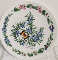 Talerz kolekcjonerski ang porcelana Royal Worcester "Rosemary"