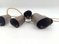 Tyrolskie dzwonki wietrzne 83cm alpejskie krowie metalowe ręcznie wykonane