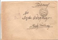 SOSNOWICA k/PARCZEWA -koperta -erka obieg 1930 rok -znaczki stemple