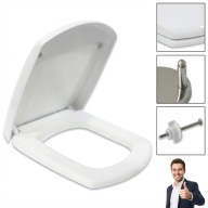 WC SEDESOWA WOLNOOPADAJĄCA DUROPLAST CERSANIT CARINA BIAŁA ANTYBAKTERYJNA