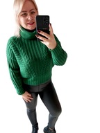 Sweter, golf LEMONADA zielony r. UNI (S,M,L,XL)