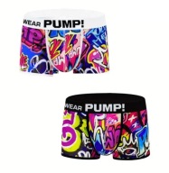 2-pack Stylowe bokserki męskie PUMP! DRIP M