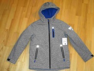 Kurtka dziecięca zimowa C&A rozmiar 140 szara, z polarową podszewką