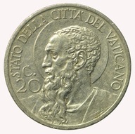 Watykan - 20 centesimi 1929 - nakład 10000