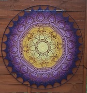 Szydełkowa mandala - łapacz snów