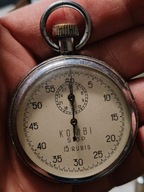 Stoper kieszonkowy rosyjski Kombi Stop 15 kamieni na części lub do naprawy