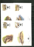 A51430)WWF-FDC Gady i Plazy: Gambia 517 - 520