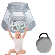 NAMIOT SKŁADANY DOMEK ZAMEK DLA DZIECI 100 PIŁEK