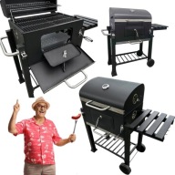 GRILL WĘGLOWY ŻELIWNY DUŻY OGRODOWY RUSZT PŁYWA ŻELIWNA Z PUŁKAMI 2 KÓŁKA