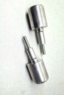 Crash pady Crashpady uniwersalne chrom Motocykl Fi10 2szt Gmole slidery