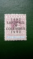 Bahamy Bahamas * 5 szylingów nadruk KGVI kolonie angielskie brytyjskie